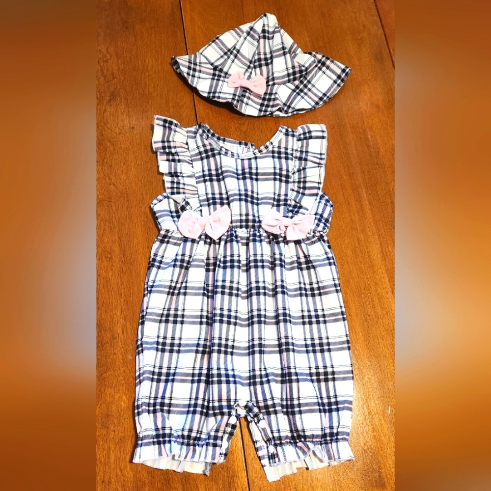 Baby girl plaid jumper